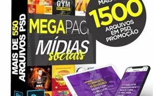 PACOTE DESIGN COM MAIS DE 1500 ITENS