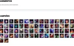 Conta ouro 4 com 62 Champs e 25 Skins + 3 Ultimates