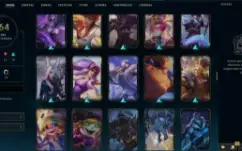 Conta LoL 164 Skin's