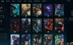 Conta LoL 164 Skin's