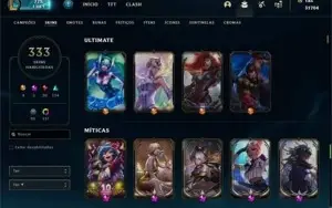 Vendo Conta LEAGUE OF LEGENDS