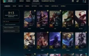 Conta league of legends unraked todos os dados