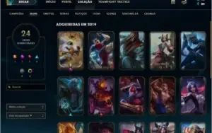 Conta league of legends unraked todos os dados