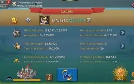 Lords Mobile conta pré T4