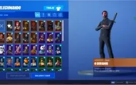 CONTA FORTNITE SEASON 2 75 SKINS E SALVE O MUNDO