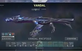 CONTA VALORANT PLATINA 1 + SKINS