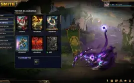 Conta Smite +300 Skins sendo 3 T5