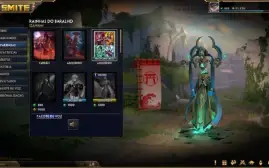 Conta Smite +300 Skins sendo 3 T5