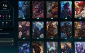 CONTA LOL - LVL 287 - 125 Champions - 86 Skins - FULL ACESSO
