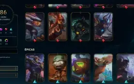 CONTA LOL - LVL 287 - 125 Champions - 86 Skins - FULL ACESSO