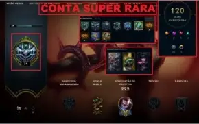 Conta LOL | Super RARA | Desde 2011 (BETA)