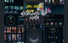 Conta VALORANT (gold-low plat) e LOL (prata) com skins e +✨