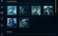 Conta League of Legends Full Acesso - 124 champs e 37 Skins