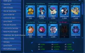 conta com omega x beta liberado LADMO server alphamon