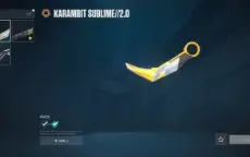 conta VALORANT sem elo com skins - karambit