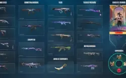 conta VALORANT sem elo com skins - karambit