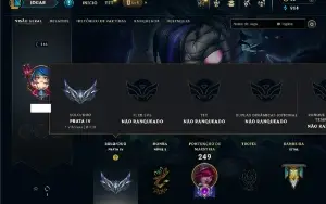 Prata 4 com 70 Champs e 30 Skins