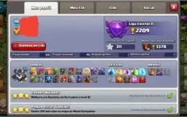 Cv9 Full defesas + 2600 gemas (Com troca de nick)