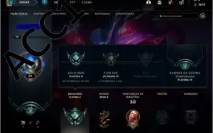 CONTAS LOL (VEJA A DESCRIÇÃO)