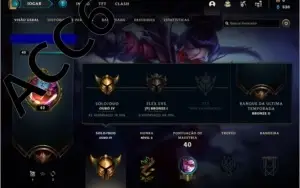 CONTAS LOL (VEJA A DESCRIÇÃO)