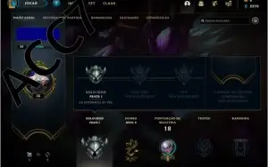 CONTAS LOL (VEJA A DESCRIÇÃO)