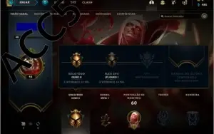 CONTAS LOL (VEJA A DESCRIÇÃO)