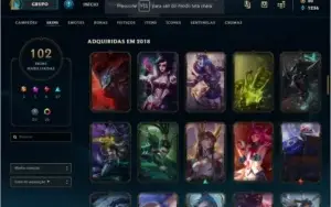 Conta league of legends