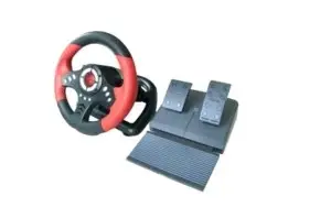 Volante Pc / Ps2 / Xbox - Com Pedais