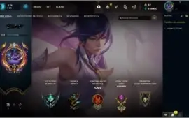 Conta LoL Antiga Platina 4 - Todos Campeões - 150K EA