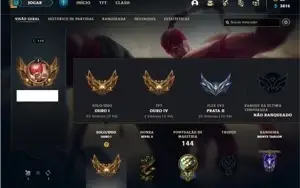 Conta ouro 1 com 64 Champs e 38 Skins