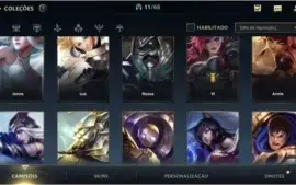 PLATINA IV WIN RATE ALTO 17K CISCO AZUL + 7 BAÚS