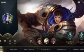 PLATINA IV WIN RATE ALTO 17K CISCO AZUL + 7 BAÚS