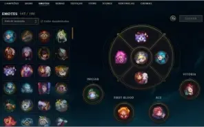 CONTA LEAGUE OF LEGENDS 267 SKINS +CONTA  VALORANT COM PASSE