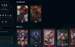 [CONTA HANDLEVEL] Gold 4+ Passes LOL + Skins Prestigios+ 134