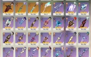 Conta Genshin Impact AR58 - 11 char 5* + 11 armas 5*