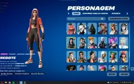 Conta fortnite SUPER RARA temporada 3 para frente completa +
