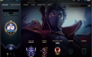 contas de league of legends diamante
