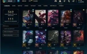 Conta bronze 3 com 117 Champs e 94 Skins