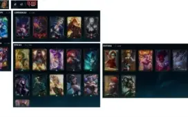 Conta Unranked lv130 42 champs 34 skins (muito RP sobrando)