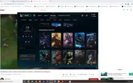 conta platina 4 na flex,gold3 na solo muitas skin lindas