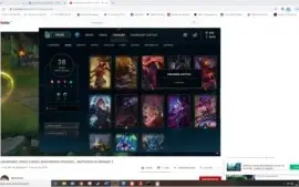 conta platina 4 na flex,gold3 na solo muitas skin lindas