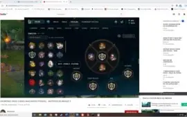 conta platina 4 na flex,gold3 na solo muitas skin lindas