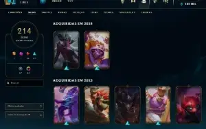 Conta de League of legends