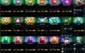 Conta TFT Diamante 3 todas Shisa 3* e 231 skins no LOL