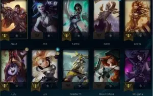 conta platina 2 lol