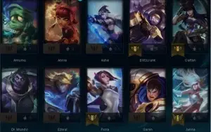 conta platina 2 lol