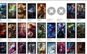 CONTA DIAMANTE 3 MUITAS SKINS E CHAMPS