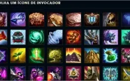 CONTA DIAMANTE 3 MUITAS SKINS E CHAMPS