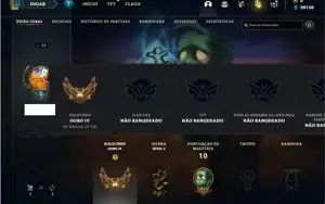 Conta ouro 4 com 27 Champs e 6 Skins ( VIRGEM DE EMAIL )