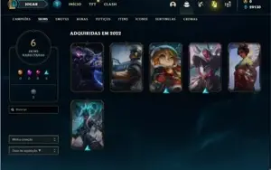 Conta ouro 4 com 27 Champs e 6 Skins ( VIRGEM DE EMAIL )